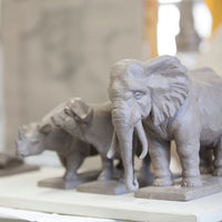 Elefant "Big Five" staffiert